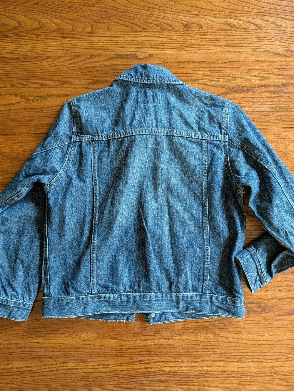 The Children's Place Classic Blue Denim Jacket Youth Large 10/12 EUC